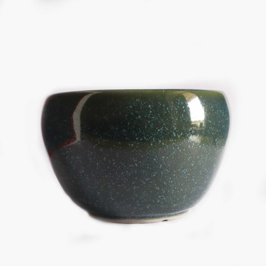 Miami Green Ceramic Pot(Medium)