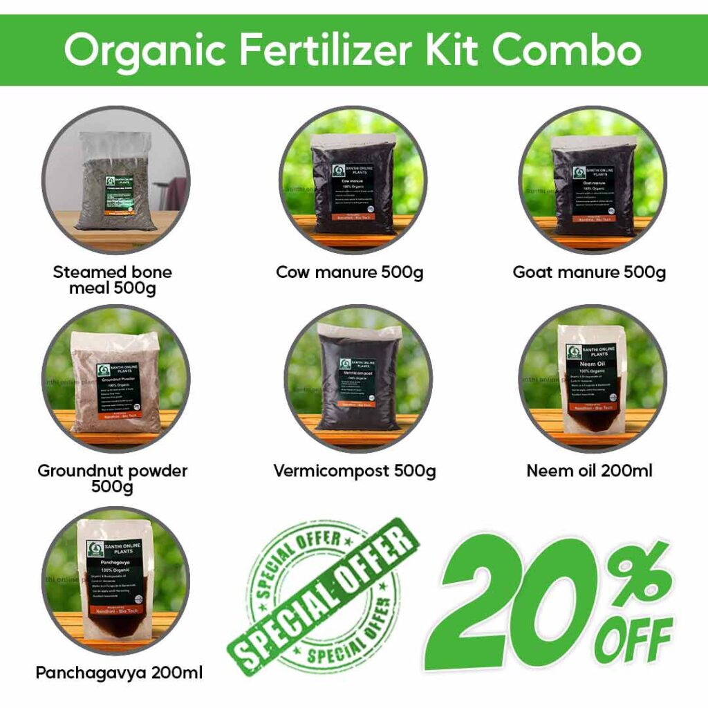 Organic Fertilizer Kit Combo Santhi Online Plants Nursery