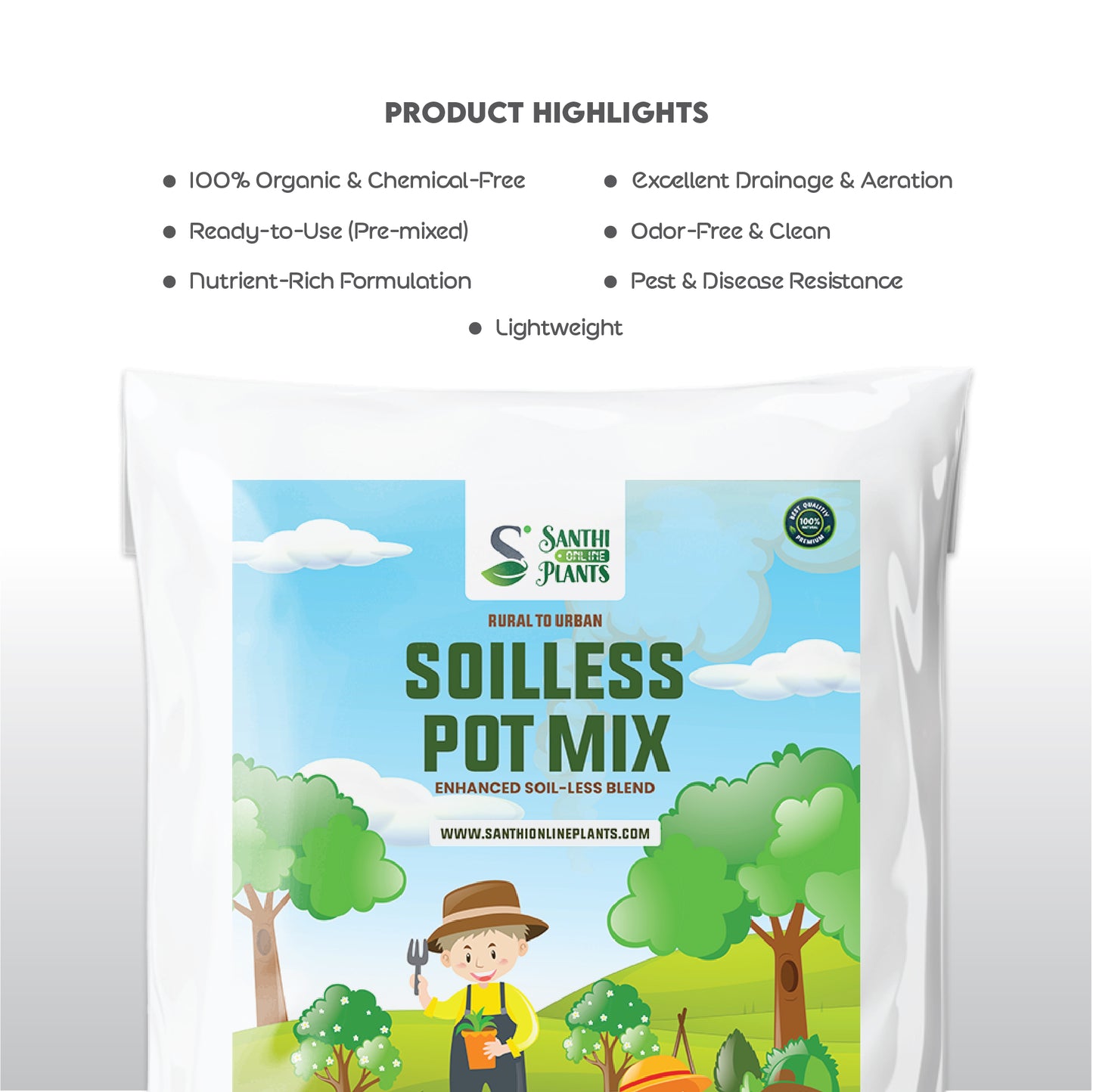 Awesome Enriched Organic Potting mix