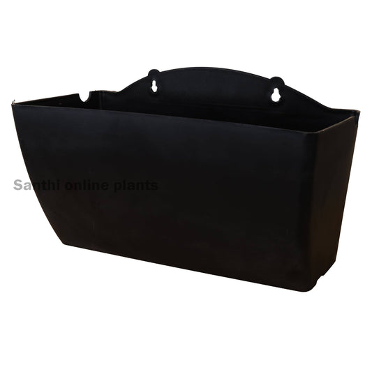 11.5’’Wall Mounting Pot Black (Pieces: 3)