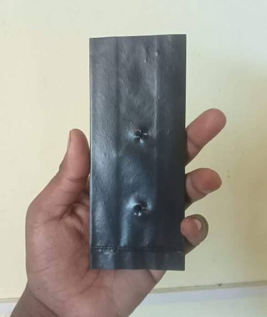 Reliable Poly bag - Pack of 5 - black colour(6x15cm)