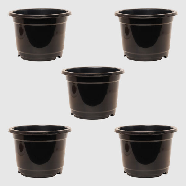 10" Pot Black (Pieces: 5)